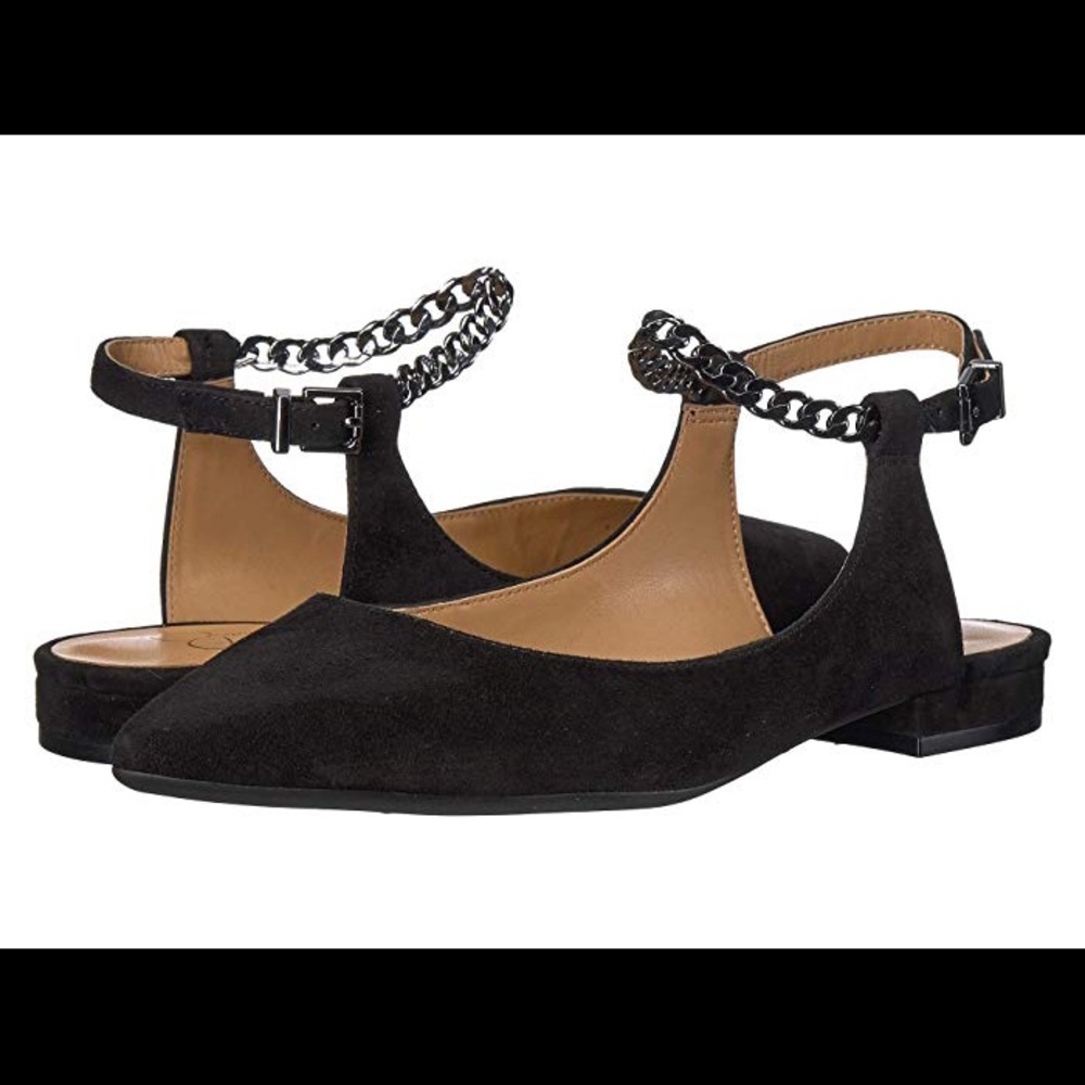 NEW Jessica Simpson Lissa Embelished Suede Flats